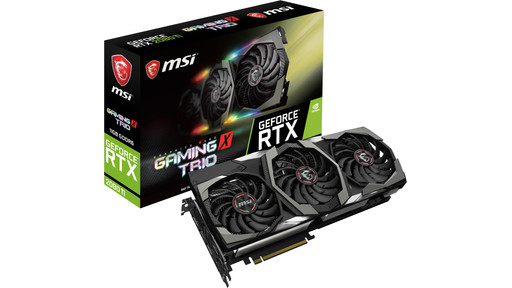 ti gaming 2080 ti rtx nvidia MSI GeForce RTX 2080 Ti GAMING X TRIO 11G Coolblue Video cards