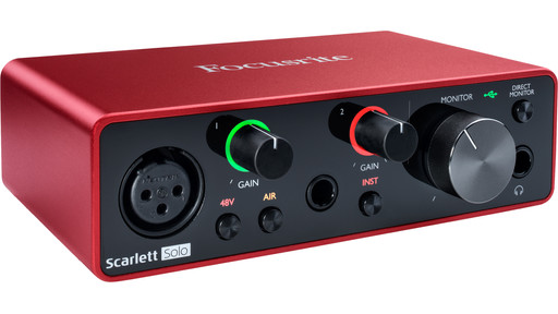 【動作確認済】Focusrite Scarlett Solo 3rd Gen Amazon.com: Focusrite Scarlett Solo 3rd Gen USB Audio