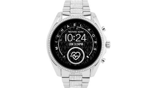 Michael Kors Access Bradshaw Gen MKT5088 Silver with Diamonds