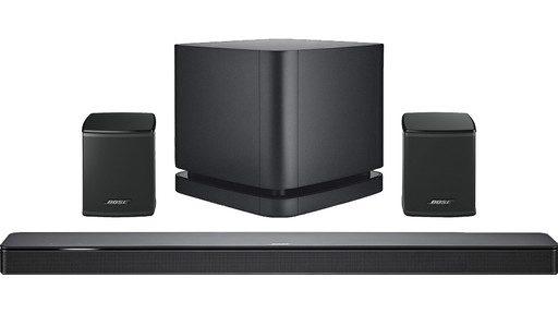 Bose Soundbar 500 5.1 + Bose Surround Speakers Black + Bose Bass