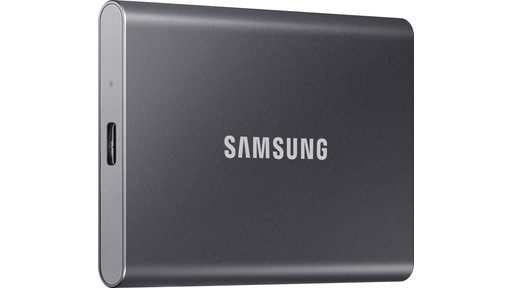 Samsung T7 Portable SSD 4TB Grijs | Coolblue | Externe SSD's