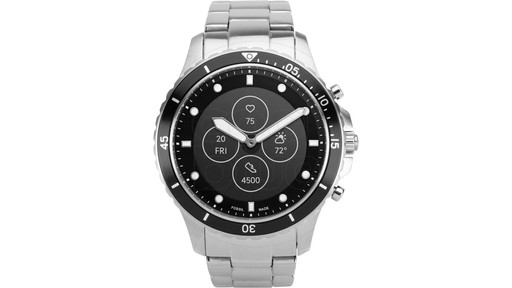 Fossil FB-01 Hybrid HR Smartwatch FTW7016 Silver Coolblue