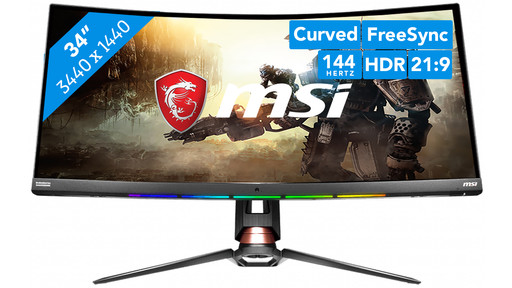 MSI Optix MPG341CQR | Coolblue | Monitors