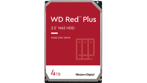 WD Red Plus WD40EFZX 4TB | Coolblue | Interne harde schijven HDD