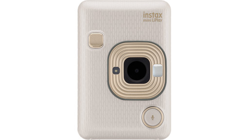 Fujifilm Instax Mini LiPlay Beige Gold Coolblue Instant cameras