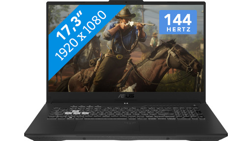 Asus TUF Gaming A17 FA707RR-HX006W-BE AZERTY | Coolblue | Laptops