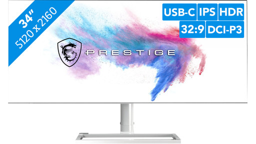 MSI Prestige PS341WU 34インチ Prestige PS341WU | Designer & Creator's Monitor | We are creators!