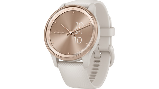 Garmin Vivomove Trend Rose Gold/White | Coolblue | Smartwatches