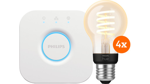 Philips Hue standaardlamp - warmwit licht 9W - 3 pack - E27
