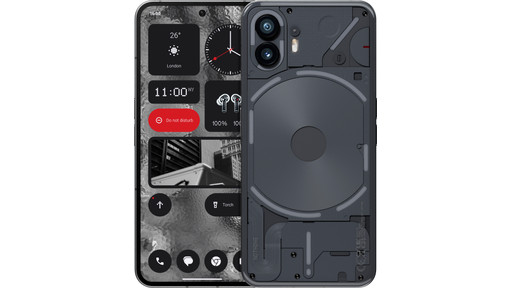 Nothing Phone (2) 256GB Zwart 5G | Coolblue | Mobiele telefoons