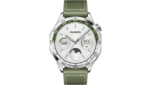 Huawei Watch GT 4 Silver/Green 46mm | Coolblue | Smartwatches