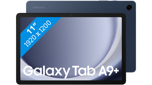 Samsung Galaxy Tab A9 Plus 11 inch 64GB Wifi Blauw | Coolblue