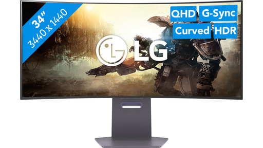 LG UltraGear OLED 34GS95QE-B | Coolblue | Monitoren