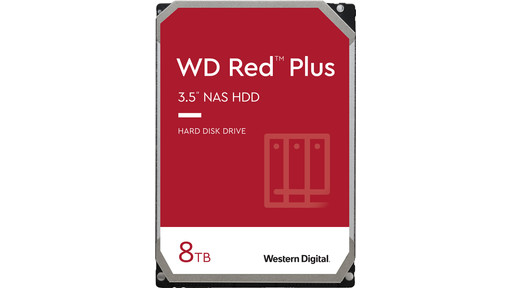 【箱付属】WD Red Plus 8TB HDD WD80EFBX WD Red Plus WD80EFPX 8TB | Coolblue | Internal hard drives HDD
