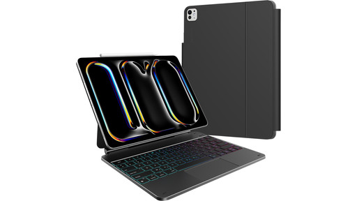 iPad Pro 12.9 2018/2020/2021/2022 Toetsenbord Magnetisch Blauw