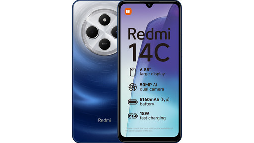 Redmi 14C 128GB Blue 4G | Coolblue | Mobile phones