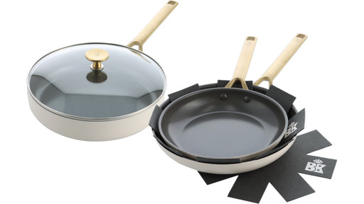 Demeyere Koekenpan Alu Comfort 3 Ceraforce ø 30 Cm - Keramische Anti Aanbaklaag 17461146