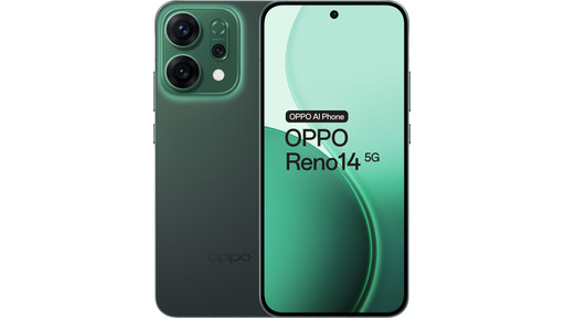 OPPO Reno14 256GB Green 5G | Coolblue | Mobile phones
