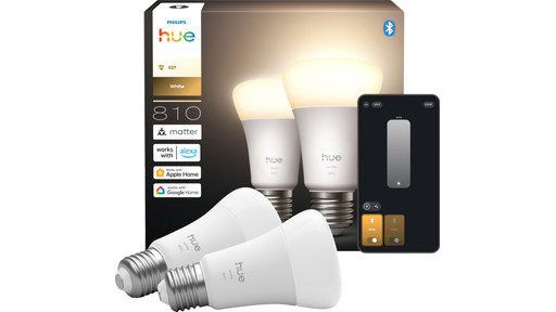Philips Hue A60 White E27 800lm 2-pack | Coolblue | Smart lights