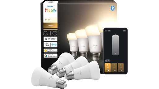Philips Hue A60 White E27 810lm 4-pack | Coolblue | Smart lampen