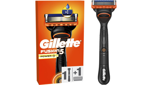 gillette fusion mit vibration Gillette Fusion Power Rasierer + 4 Fusion Proglide Power im tKh = 5 Klingen