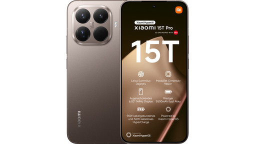Xiaomi 15T Pro 512GB Mocha Gold 5G | Coolblue | Mobile phones