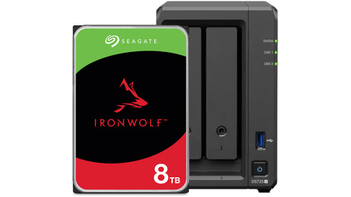 Synology DS725+ + Seagate IronWolf 8TB | Coolblue | NAS