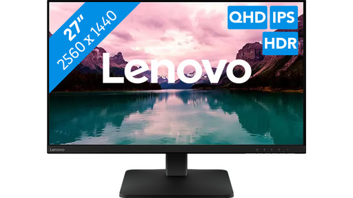Lenovo L27qe（27型/2560x1440/IPS/100Hz Lenovo L27qe（27型/2560x1440/IPS/100Hz） | 68C8GAC3JP | レノボ