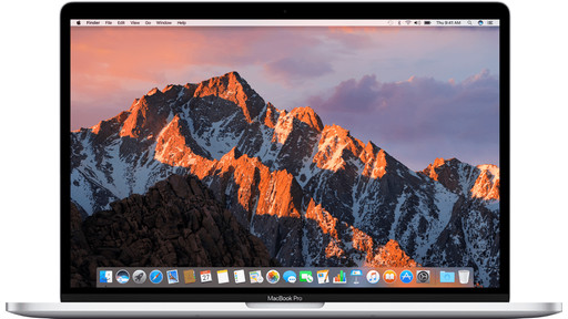 Macbook Pro 2017 15インチ Touch Bar Apple MacBook Pro 15'' Touch Bar (2017) 16/256SSD - 2,2Ghz Silver