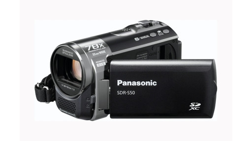 Panasonic SDR-S50 SD Camcorder Black | Coolblue | Camcorders