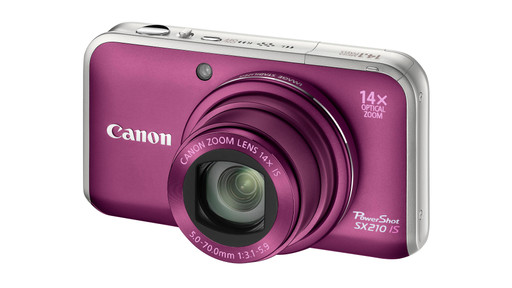 Canon PowerShot SX210 IS Purple | Coolblue | Compactcamera's