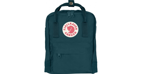 kanken mini teal green