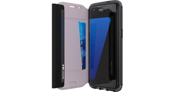 Tech21 Evo Wallet Samsung Galaxy S7 Edge Black Coolblue - 23:59, delivered tomorrow