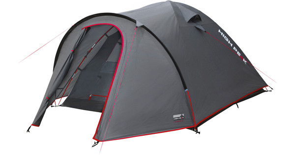 High Peak Nevada 3 Grey/Red - Coolblue - Voor 23.59u, morgen in huis