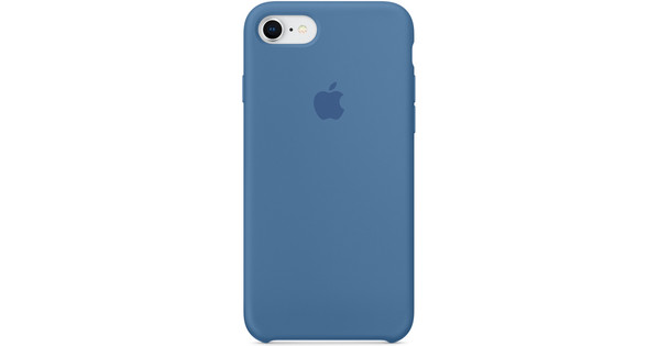 Apple Iphone 7 8 Silicone Back Cover Denim Blue Coolblue Before 23 59 Delivered Tomorrow