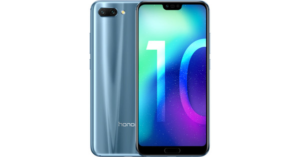 Honor 10 64 GB Grijs - Coolblue - Voor 23.59u, morgen in huis