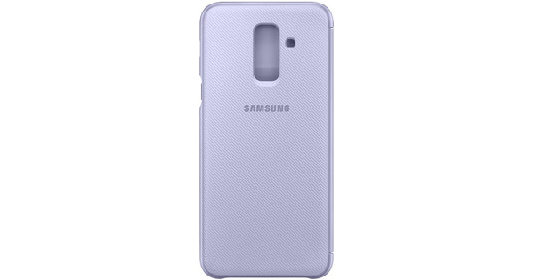 Triatleet Ontslag nemen Rauw Samsung Galaxy A6 Plus (2018) Wallet Cover Book Case Paars - Coolblue -  Voor 23.59u, morgen in huis
