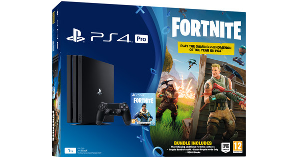 Ruilhandel Ongelofelijk Reactor Sony PlayStation 4 Pro 1 TB + Fortnite bundel - Coolblue - Voor 23.59u,  morgen in huis