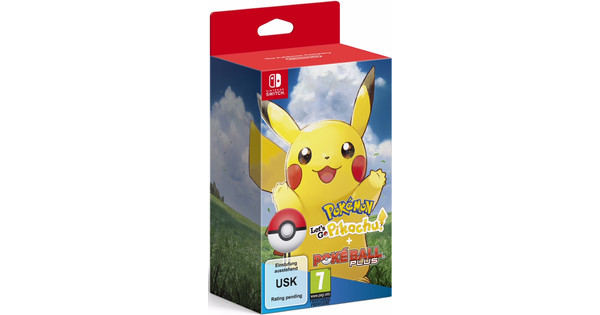 Pokemon let's go pikachu with store pokeball plus