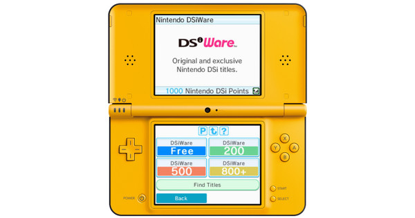 Nintendo DSi XL Yellow