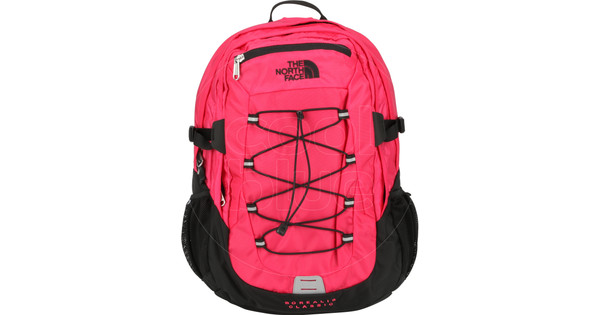 north face borealis classic black red