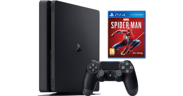 bang Octrooi lawaai Sony PlayStation 4 Slim 1 TB Spider Man Bundel - Coolblue - Voor 23.59u,  morgen in huis