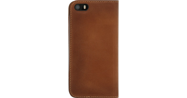 Senza Desire Leather Apple iPhone 5/5S/SE Book Case Bruin