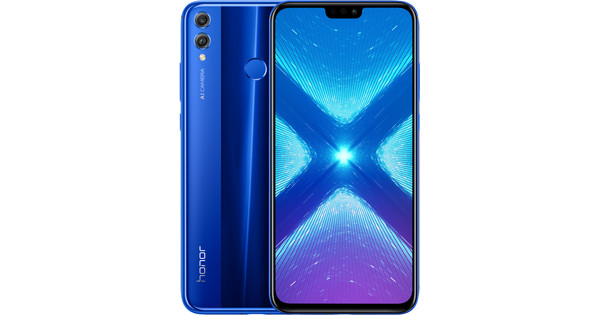 Honor 8X 128 GB Blauw - Coolblue - Voor 23.59u, morgen in huis