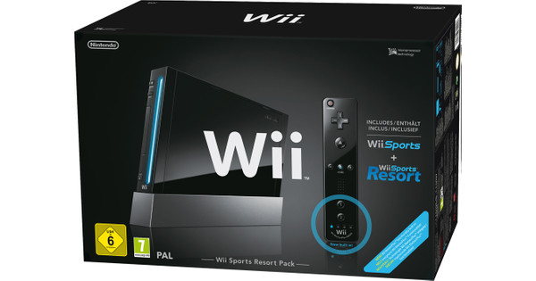 Plotselinge afdaling Onverschilligheid voldoende Nintendo Wii Sports Resort Plus Pack Black - Coolblue - Voor 23.59u, morgen  in huis