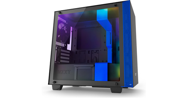 NZXT H400i Black / Blue - Coolblue - Voor 23.59u, morgen in huis