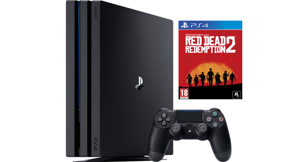 Sony PlayStation 4 Pro (1TB) Console with Red Dead Redemption 2 Bundle