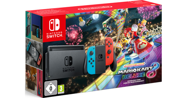 nintendo switch bundle with mario kart 8 deluxe