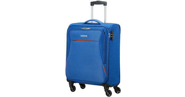 american tourister suitcase blue