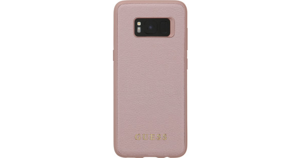 Baby Gedachte stewardess Guess Iridescent Samsung Galaxy S8 Back Cover Rose Gold - Coolblue - Voor  23.59u, morgen in huis